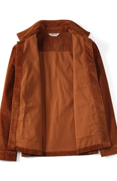 Lands' End Corduroy Chore Jacket In Brown