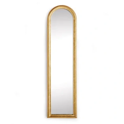 Napa Home & Garden Alexander Gold Framed Arched Full Length Wall Mirror In Gold