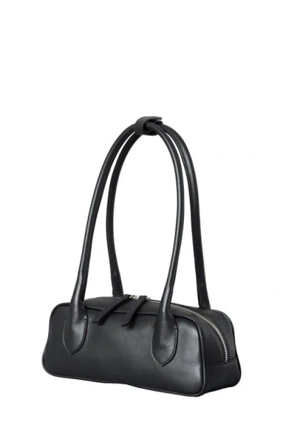 Hyer Goods Mini La Strada East West Shoulder Bag In Black