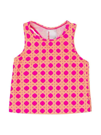 Rufflebutts Girls Upf50+ Active Tank Top In Multi