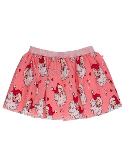 Rufflebutts Girls Elastic Waist Tulle Skirt In Pink