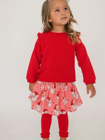 Rufflebutts Girls Elastic Waist Tulle Skirt In Pink