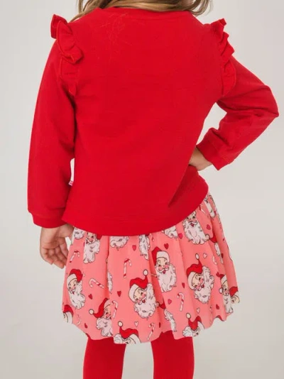 Rufflebutts Girls Elastic Waist Tulle Skirt In Pink