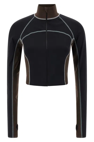 Fendi Color Block Tops Multicolor In Black