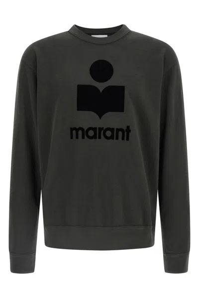 Isabel Marant Mikoy Logo-print Sweatshirt In Black