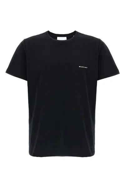 Isabel Marant Minimalist Black Cotton Short-sleeve T-shirt