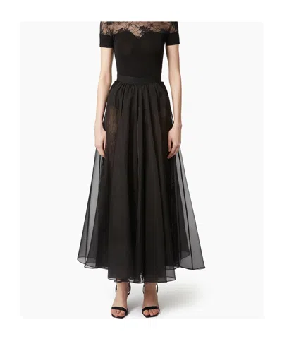 Nina Ricci Voluminous Maxi Skirt In Black