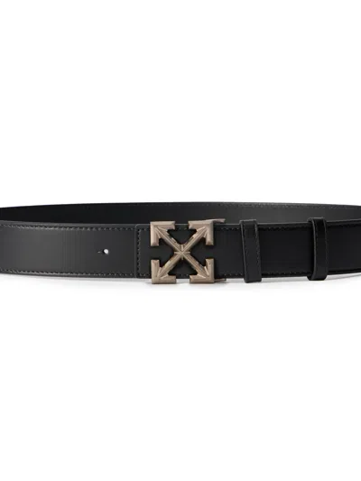 Off-white Arrow Belt Rv 35mm Quote In Black