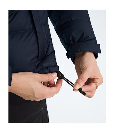 The North Face Versatile Puffer Jacket Adjustable Features In Blue