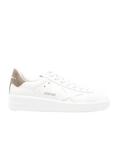Golden Goose Star-detail Sneakers In White