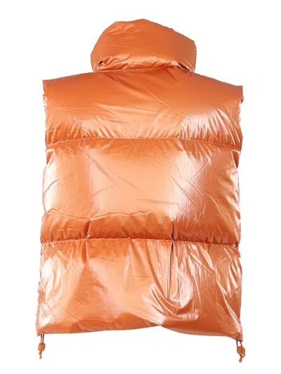 K-way Thille Padded Gilet In Orange