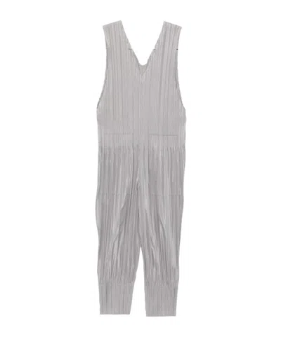 Issey Miyake Sleeveless Bodysuit In Gray