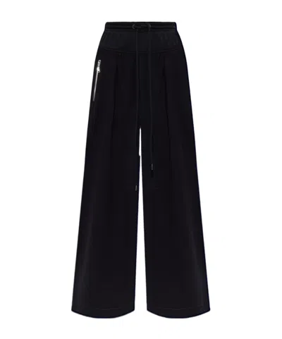 Lanvin Elastic Waist Sweatpants In Black