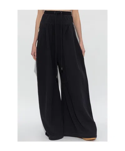 Lanvin Elastic Waist Sweatpants In Black