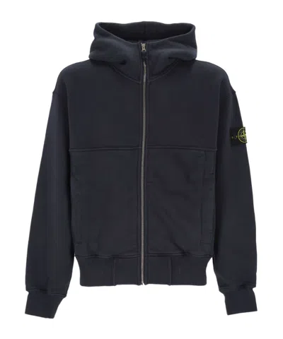 Stone Island Long-sleeved Sweatshirt In Blue