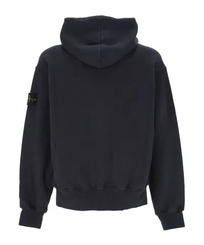 Stone Island Long-sleeved Sweatshirt In Blue
