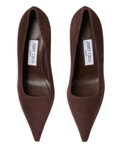 Jimmy Choo Stiletto High Heels In Brown