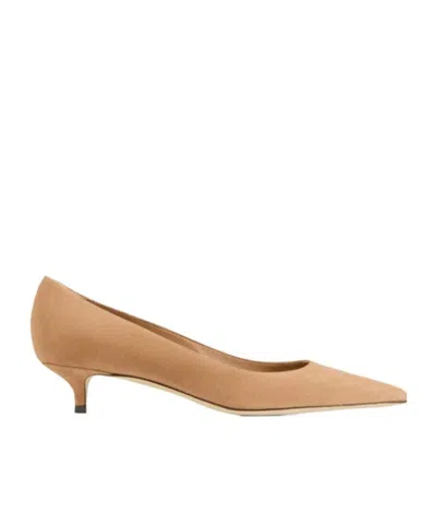 Jimmy Choo Stiletto Low-heeled Shoes In Brown