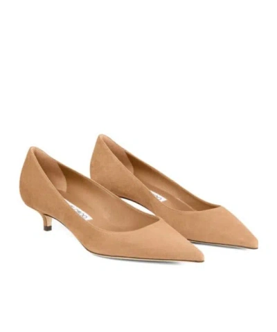 Jimmy Choo Stiletto Low-heeled Shoes In Brown