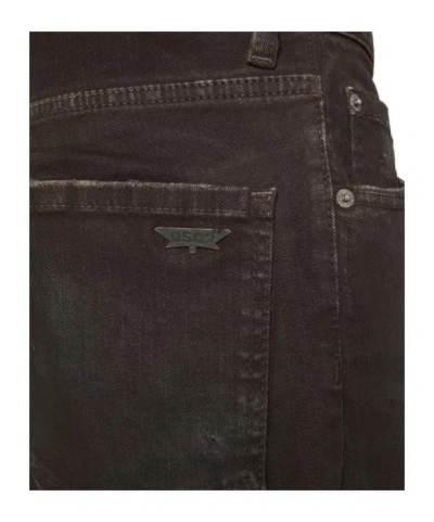 Dsquared2 Jeans With Belt Loops In Brown