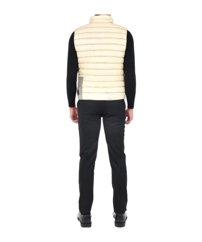 C.p. Company Quilted Puffer Gilet In White