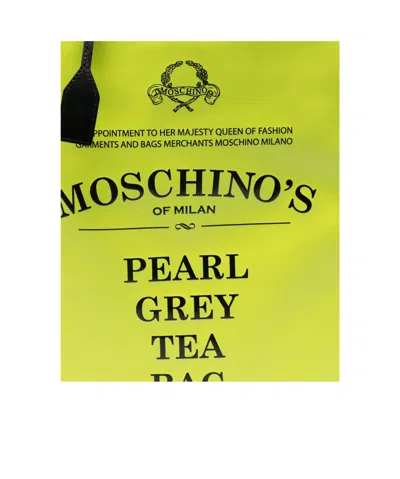 Moschino Logo-print Tote Bag In Yellow