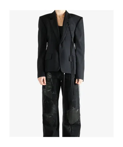 Ann Demeulemeester Jomar Comfort Tailored Jacket In Black