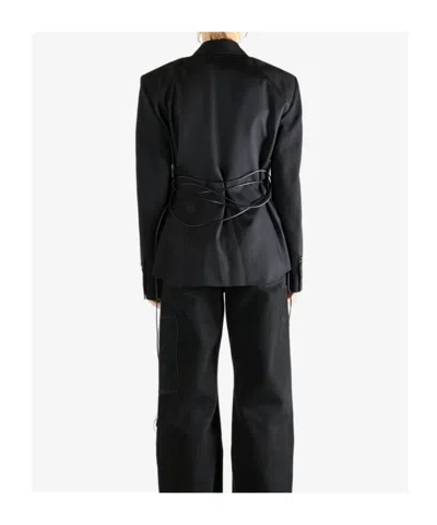 Ann Demeulemeester Jomar Comfort Tailored Jacket In Black