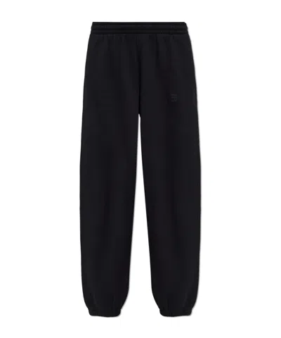Anine Bing Elastic Waist Sweatpants In Black