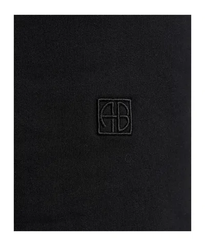 Anine Bing Elastic Waist Sweatpants In Black