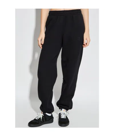 Anine Bing Elastic Waist Sweatpants In Black