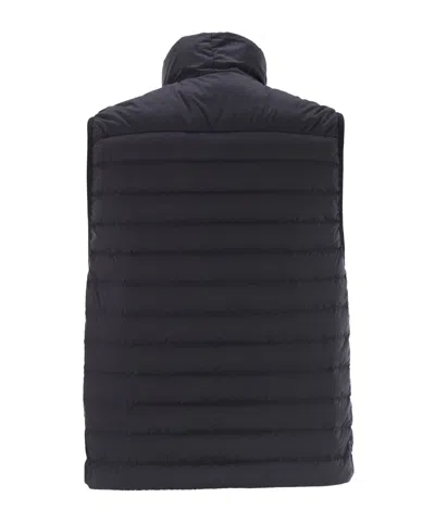 Stone Island Lightweight Sleeveless Padded Vest Pockets In Blue