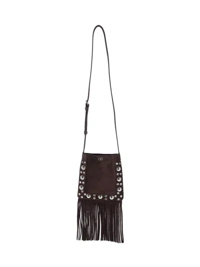 Valentino Brown Nellcote Small Crossbody Bag In Brown