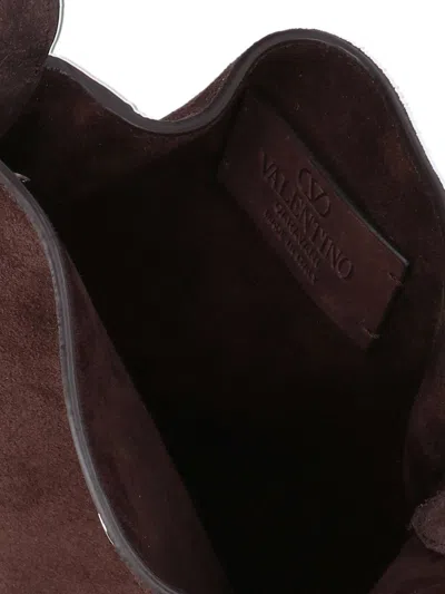 Valentino Brown Nellcote Small Crossbody Bag In Brown