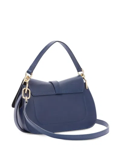 Furla Leather Tote Bag In Blue