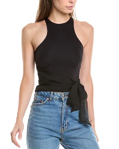 Ow Collection Lana Tie Top In Black