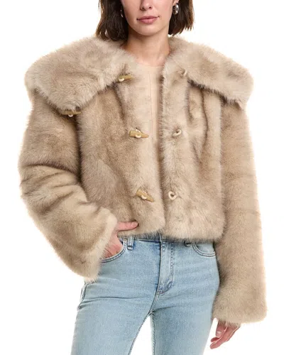 Ow Collection Hamilton Crop Top In Neutral