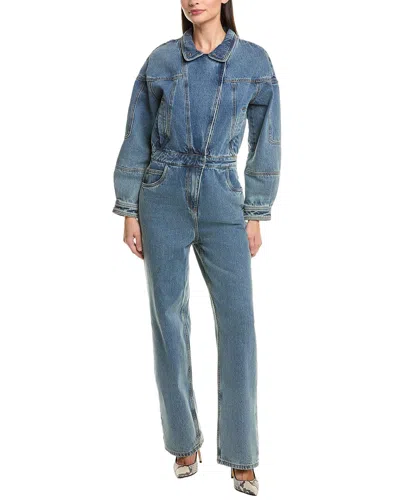 Ronny Kobo Eugene Denim Jumpsuit In Blue