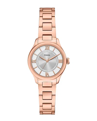 Fossil Women's Gilmore Silver Dial Watch In Gold