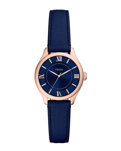 Fossil Women's Gilmore Blue Dial Watch In Blue