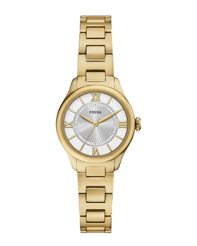 Fossil Women's Gilmore Silver Dial Watch In Gold