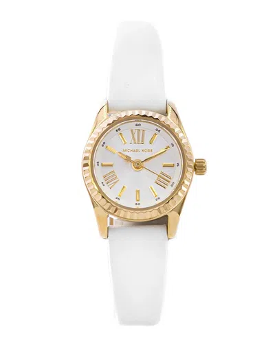 Michael Kors Women's Lexington Watch In White