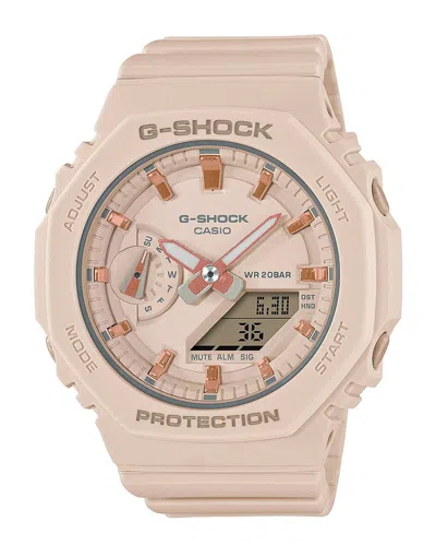 Casio Women's G-shock Gmas-2100 Series Watch In Pink