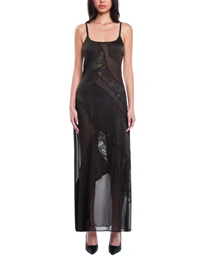 Ow Laney Maxi Slip Dress In Black