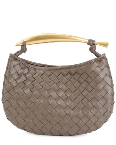 Tiffany & Fred Paris Woven Leather Top-handle Bag In Brown