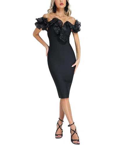 Freylina Midi Dress In Blue