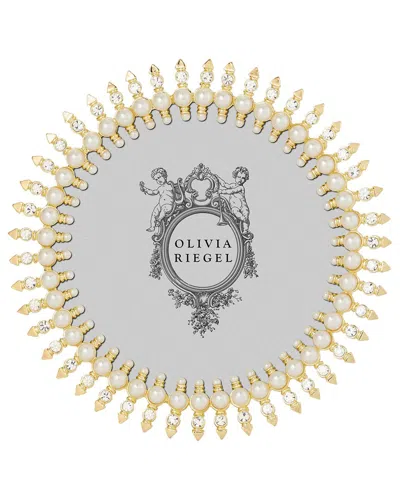 Olivia Riegel Classic Elegance Pearl Jubilee Picture Frame In Gold