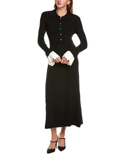 Colette Rose Maxi Dress In Black