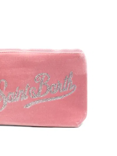 Mc2 Saint Barth Logo-embellished Clutch Bag In Pink