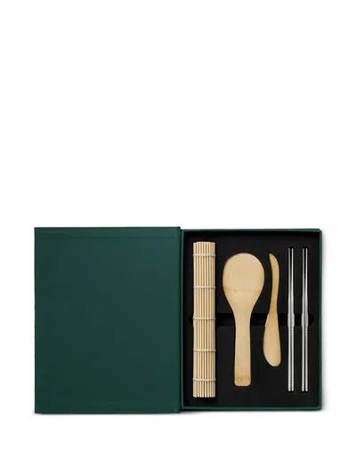 Printworks Sushi Toolbox (set Of Eleven) In Green